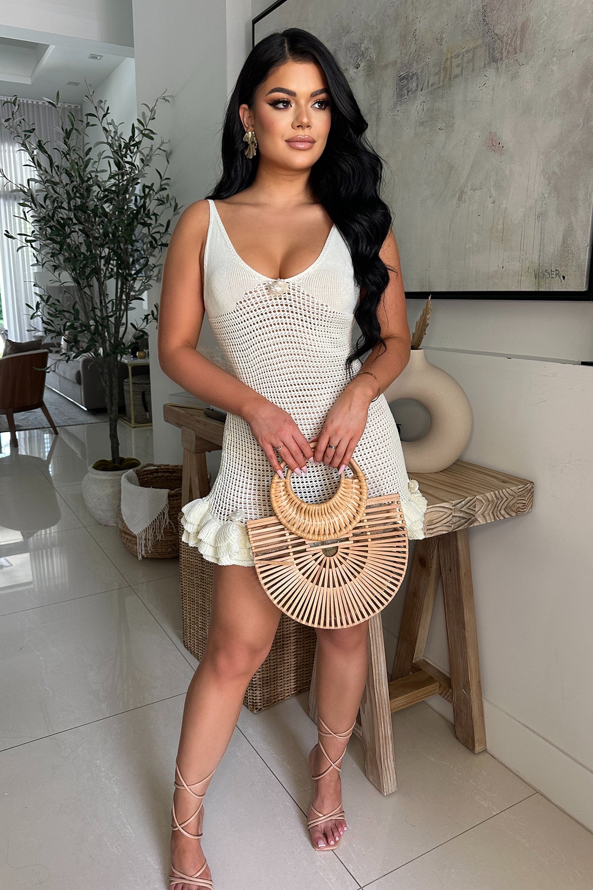 SEASHELL SHORE MINI DRESS