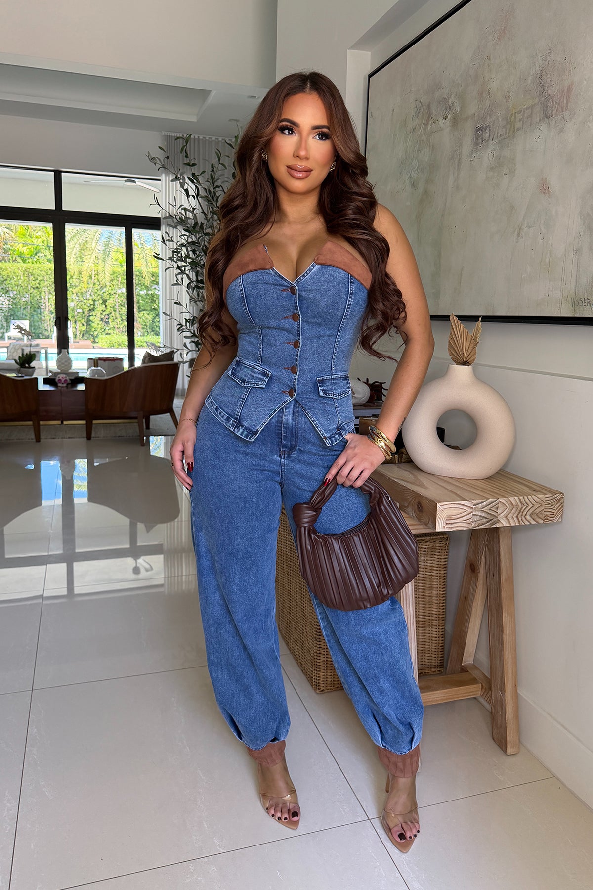 WHOS CALLING PANT SET